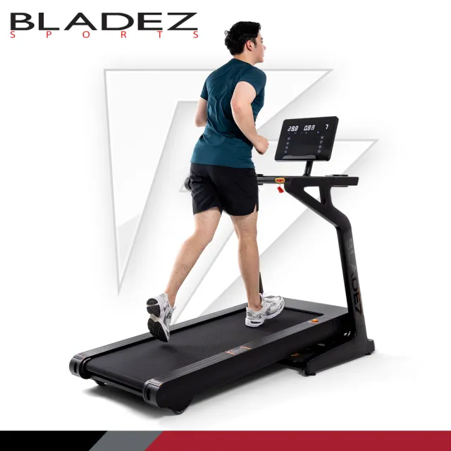 【BLADEZ】X7極限戰將商用電動跑步機(無刷馬達/ZWIFT/坡度揚升/藍芽喇叭/20吋觸控面板/飛梭旋鈕)