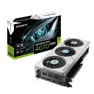 【GIGABYTE 技嘉】RTX4070S+B760M★GeForce RTX4070 SUPER EAGLE OC ICE 12G 顯示卡+技嘉B760M AORUS ELITE