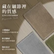 【Comfort+ 舒適家】鬆餅格織紋地墊(亞麻/灰色/軍綠)