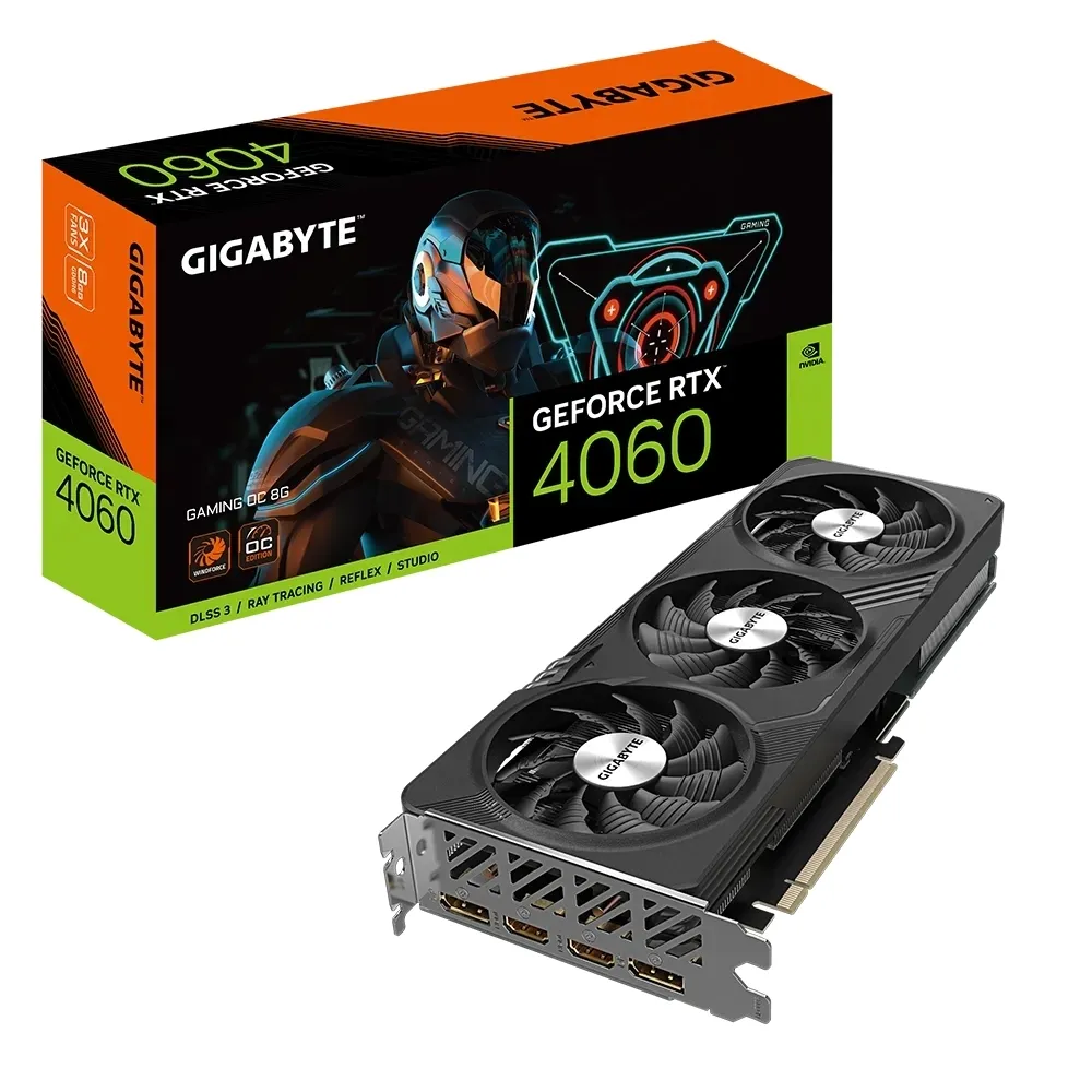 【GIGABYTE 技嘉】RTX4060+Z790★GeForce RTX4060 GAMING OC 8G 顯示卡+技嘉Z790 PRO X D5主機板