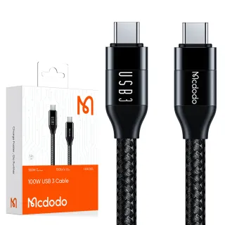 【Mcdodo 麥多多】PD Type-C TO Type-C 快充/充電傳輸線 4K投影 USB3.1 Gen2 全速 1.2M