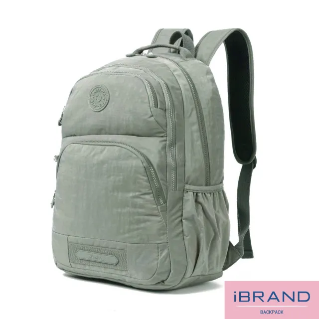 【iBrand】雙11 輕盈防潑水多口袋後背包(防水包 多色任選)