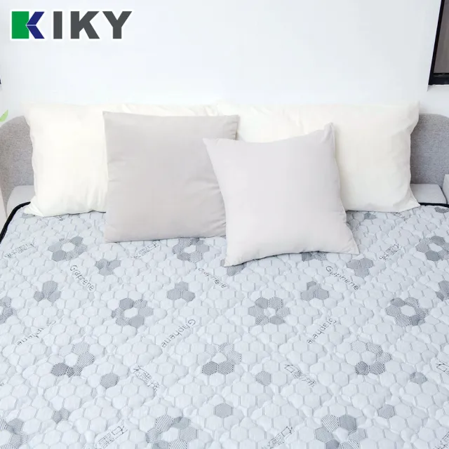 【KIKY】烏克蘭奈米石墨烯透氣硬式獨立筒床墊(雙人5尺)
