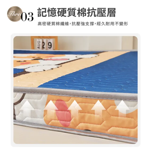 【CGW】冰絲床墊升級乳膠表布床墊尺寸單人折疊床墊(宿舍床墊 軟墊 涼墊 摺疊床墊)