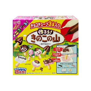 【Meiji 明治】香菇造型餅乾 DIY組 非玩具(36g/盒)