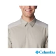 【Columbia 哥倫比亞 官方旗艦】男款-Black Mesa™涼感快排短袖POLO衫-礦石灰(UAO34670AT/IS)