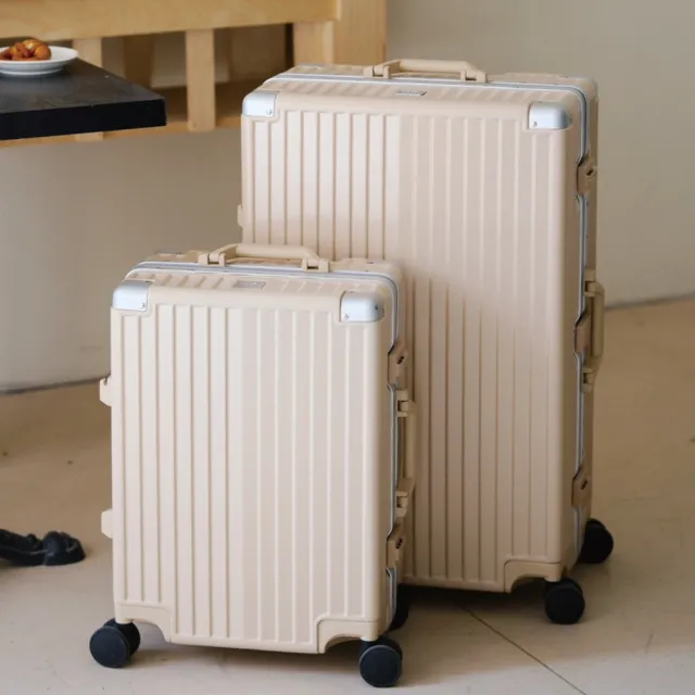 【Honeymoon】20吋多功能杯架USB充電行李箱(登機箱/行李箱/旅行箱)