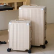 【Honeymoon】20吋多功能杯架USB充電行李箱(登機箱/行李箱/旅行箱)
