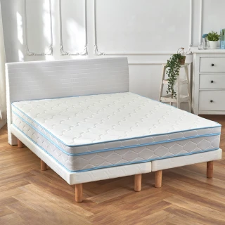 【KIKY】涼感泡棉恆溫蜂巢獨立筒床墊(雙人加大6尺)