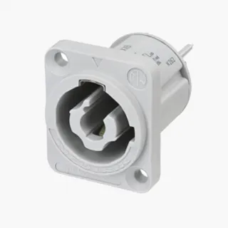 【湯德昌電子】NEUTRIK NAC3MPXXB powerCON公頭插座(灰色)