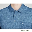 【JOHN DUKE 約翰公爵】男裝 吸濕速乾抗UV襯衫領印花胸袋短袖POLO衫_藍(20-4V2835)