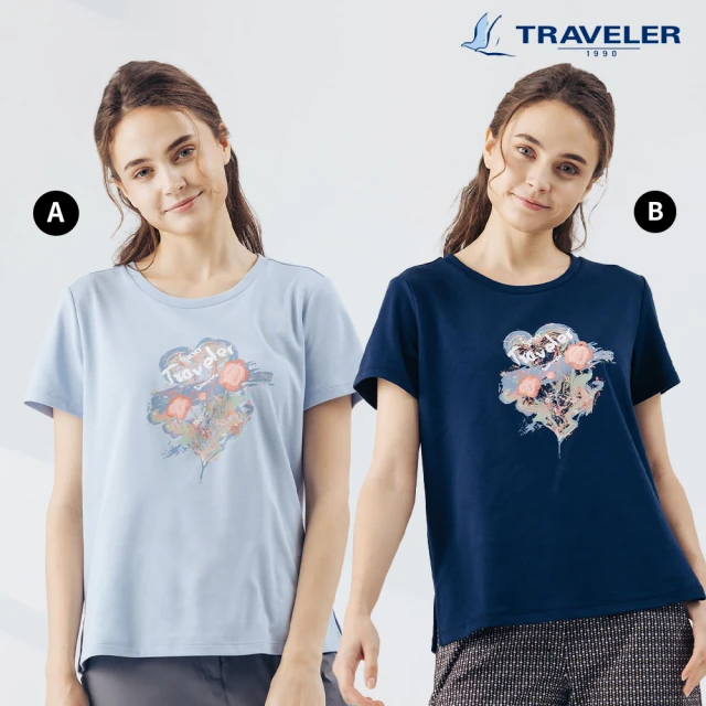 【TRAVELER 旅行者】24SS女款消臭吸排上衣_241TR850.851.852(消臭/吸濕排汗/排汗衣)