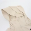 【PUMA】連帽外套 Rad/cal UV Jacket 女款 象牙白 黑 短版 寬鬆 防曬 帽T(628324-87)