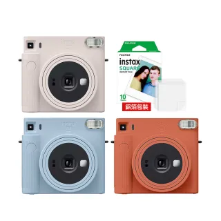 【FUJIFILM 富士】instax SQUARE SQ1 方形拍立得相機  公司貨(送10張底片+透明保護套20入)