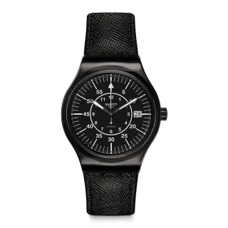 【SWATCH】SISTEM SLATE 金屬機械手錶/男錶/女錶/瑞士製造 YIB400(42mm)