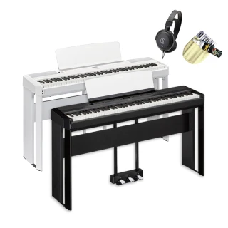 【Yamaha 山葉音樂音樂】P515 88鍵 數位鋼琴 木質琴鍵(含手機錄音線/三踏板/琴架/耳機/保養組 原廠保固一年