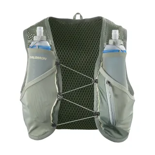 【salomon官方直營】ACTIVE SKIN 8 水袋背包組(月桂綠/蓮葉綠/蘆薈綠)