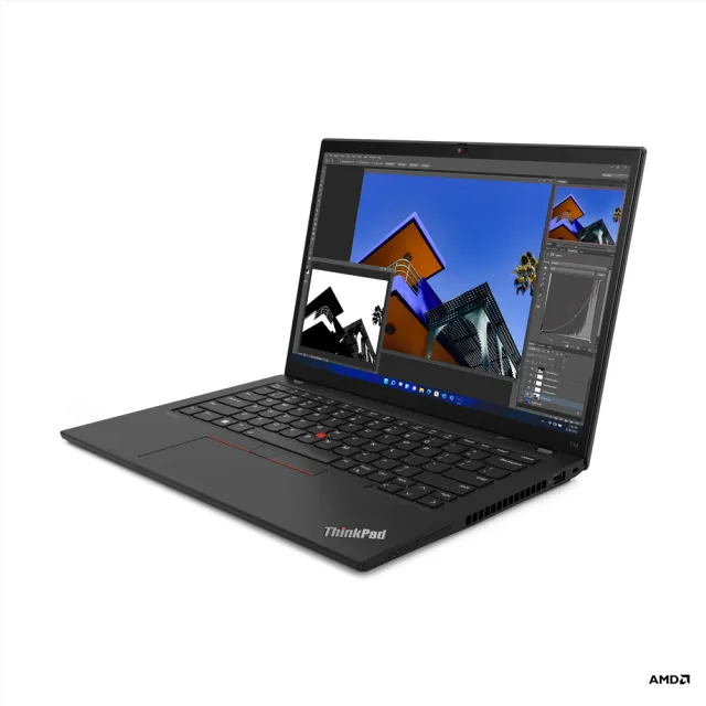 【ThinkPad 聯想】14吋R5商務筆電(T14/R5-6650U/16G/512G SSD/W11P/三年保)