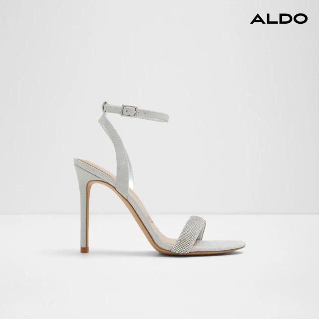 ALDO PRISILLA-圖騰花色金屬鍊條造型高跟涼鞋-女