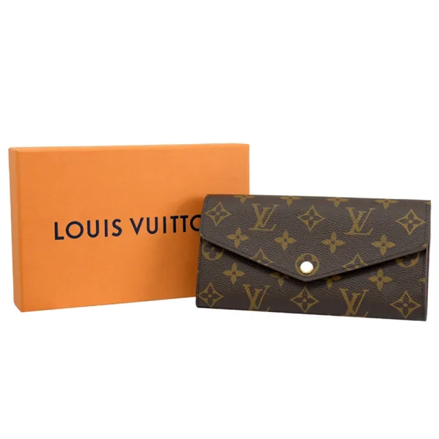 【Louis Vuitton 路易威登】LV M62234 新版經典花紋翻蓋扣式發財零錢長夾(現貨)