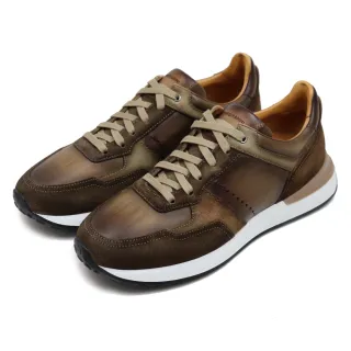 【MAGNANNI】EXTRALIGHT輕量拼接休閒鞋 棕色(24747-TORBA)