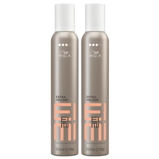 【WELLA 威娜】Extra Volume 彈力慕絲plus 300ml 2入組(公司貨)