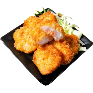 【鮮綠生活】嚴選澎湖超厚實花枝蝦排 共3盒(300±3%/盒 6片/盒)