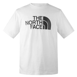 【The North Face】男女 吸濕透氣純棉圓領短袖T恤_亞洲版型/休閒衫.運動上衣(86PS-FN4 雪峰白)