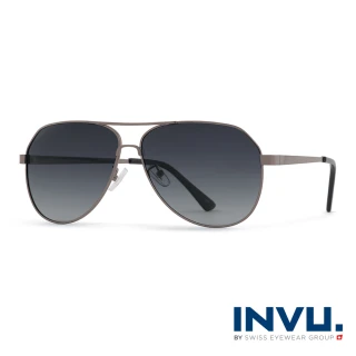 【INVU】瑞士經典飛行員框系列偏光太陽眼鏡(- B1819)