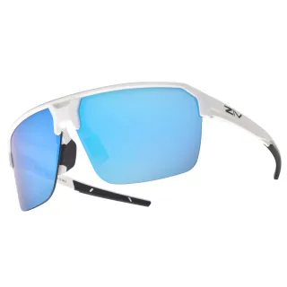 【ZIV】運動太陽眼鏡 EPIC系列(霧白框 灰片電藍白多層鍍膜#S118 028#199)