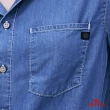 【BRAPPERS】女款 防曬涼感系列-防曬涼感牛仔襯衫(深藍)