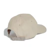 【adidas 愛迪達】BB Cap Comfort 棒球帽 運動 休閒 無染布料 六分割 遮陽 米色 女 - IP6319