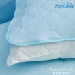 【Tonia Nicole 東妮寢飾】TopCool冰凍涼感保潔墊+枕頭保潔墊2入-七色任選(雙人)
