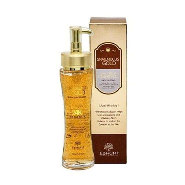 即期品【3W CLINIC】韓國 ESHUMI 黃金蝸牛胜肽逆齡精華 150ml(24K黃金胜太 抗皺 精華液)