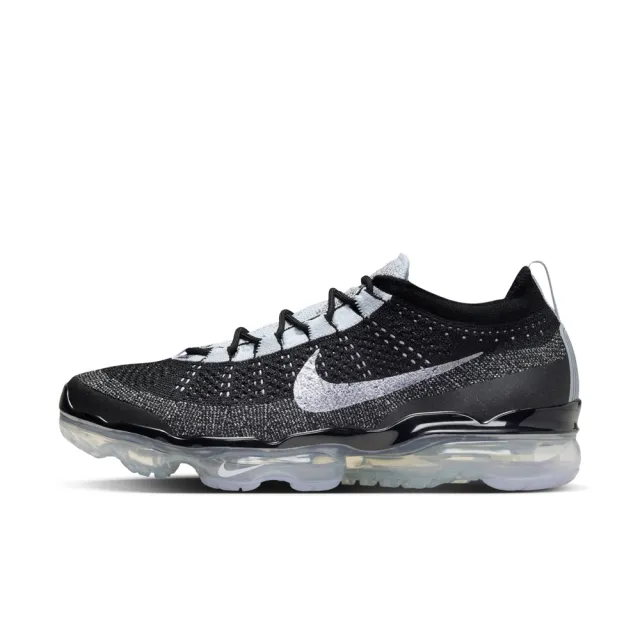 【NIKE 耐吉】運動鞋 慢跑鞋 休閒鞋 男鞋 AIR VAPORMAX 2023 FK 黑 氣墊 回彈 緩震 針織(DV1678010)