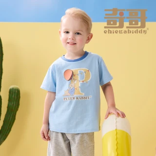 【奇哥】比得兔 男童裝 生日快樂氣球T恤/上衣(2-4歲)