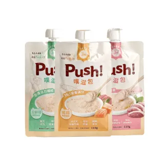 【Push!】噗滋包-combo 綜合箱 110g*36入(貓主食罐/主食肉泥餐包/全齡貓)