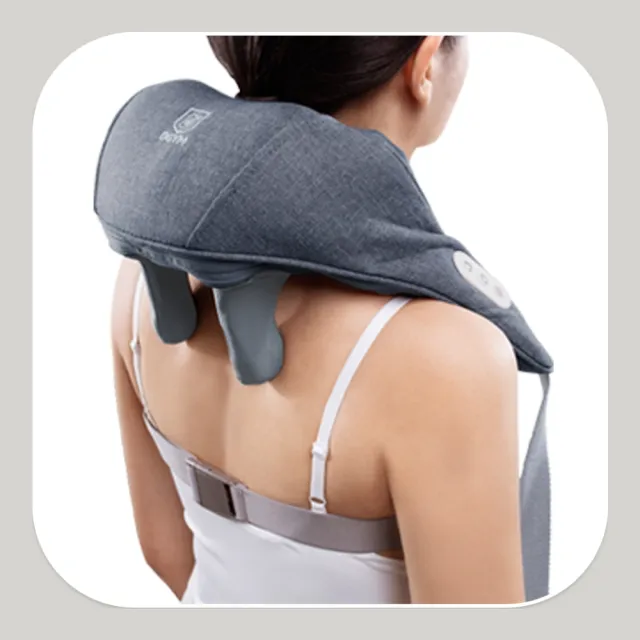 【BGYM 比勁】N77頸師傅 6D肩頸按摩帶(無線肩頸/肩頸熱敷/深層S揉捏/無線USB充電/送禮按摩/按摩儀/母親節)