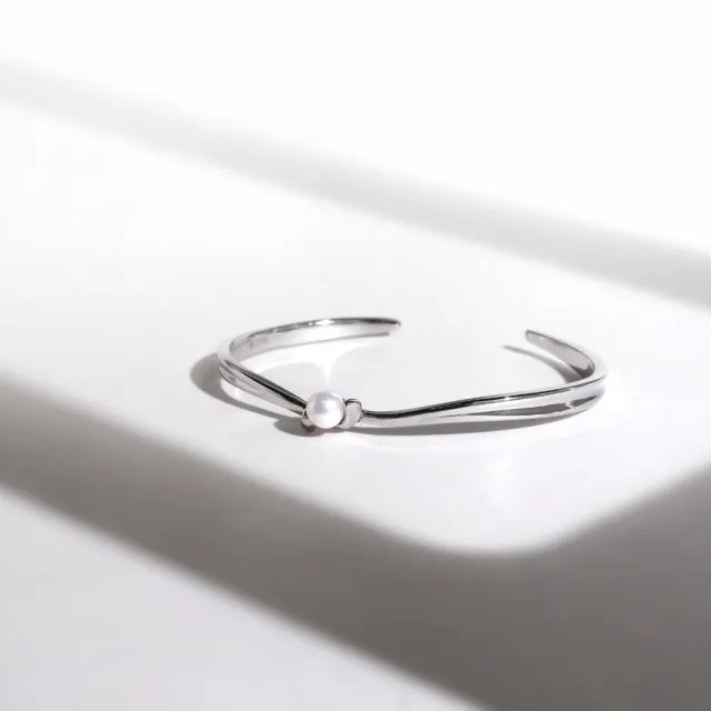 【MIESTILO】共融｜珍珠手環(白鋼手環 高雅造型 抗敏親膚)