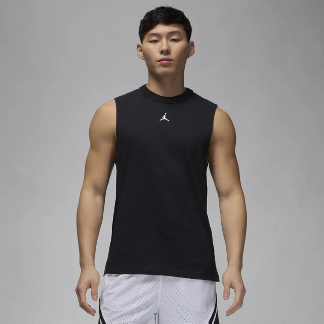 NIKE 耐吉 背心 上衣 運動休閒 男 AS M J DF SPRT SLVLS TOP Jordan 喬丹 黑色(FN5857010)