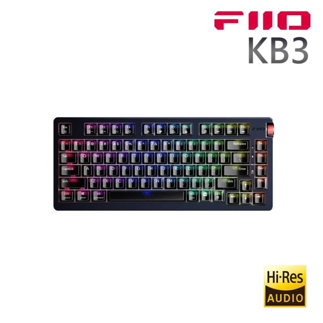 FiiOFiiO Hi-Fi多媒體USB DAC機械式鍵盤(KB3)