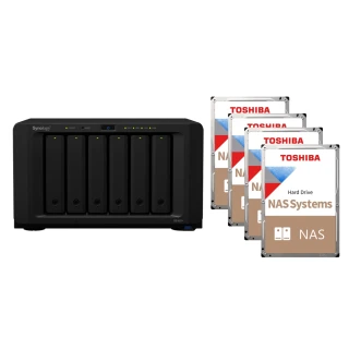 【Synology 群暉科技】搭 東芝 10TB x4 ★ DS1621+ 6Bay NAS 網路儲存伺服器