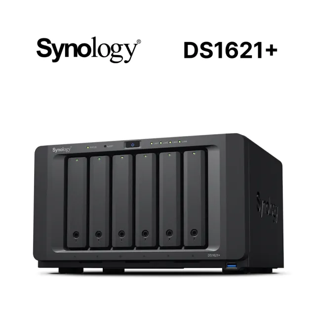 【Synology 群暉科技】搭 東芝 10TB x4 ★ DS1621+ 6Bay NAS 網路儲存伺服器