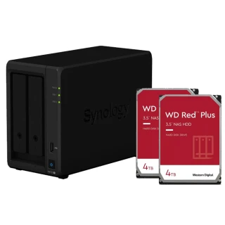 【Synology 群暉科技】搭 WD 4TB x2 ★ DS723+ 2bay NAS 網路儲存伺服器