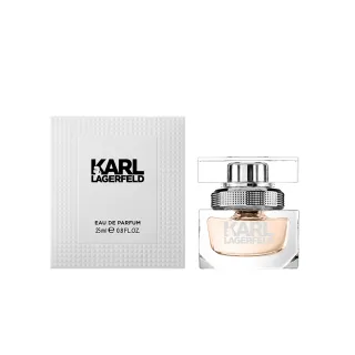 【KARL LAGERFELD 卡爾】卡爾同名時尚女性淡香精25ml(.專櫃公司貨)