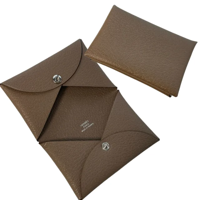 【Hermes 愛馬仕】CALVI 山羊皮 卡片夾 錢包 皮夾(H044166CK18/H078476CKAW)