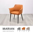 【H&D 東稻家居】瑪麗安餐椅/休閒椅/洽談椅-3色