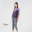 【Qiruo 奇若名品】春夏專櫃藍色七分牛仔褲2412C 緊身彈性(M-2XL)