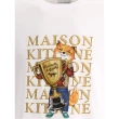 【Maison Kitsune】MAISONKITSUNE 冠軍狐狸 白色 純棉 T-SHIRT(LM00123KJ0008P100)