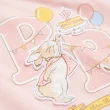 【奇哥官方旗艦】比得兔 女童裝 生日快樂花朵短袖上衣/T恤-吸濕排汗+抗UV(2-4歲)